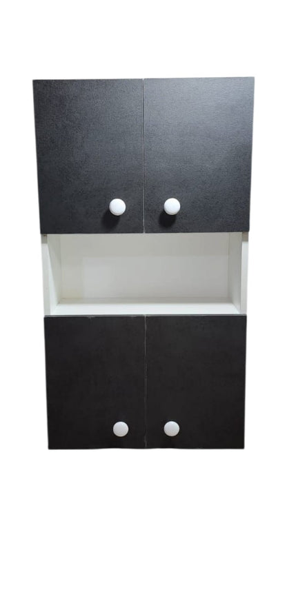 Mueble organizador para baño colgante 4 puertas