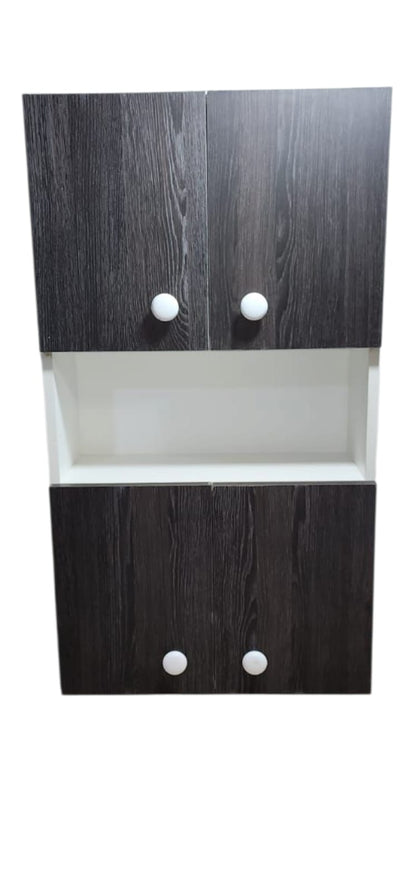 Mueble organizador para baño colgante 4 puertas