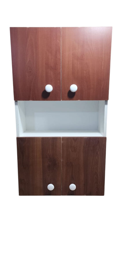 Mueble organizador para baño colgante 4 puertas