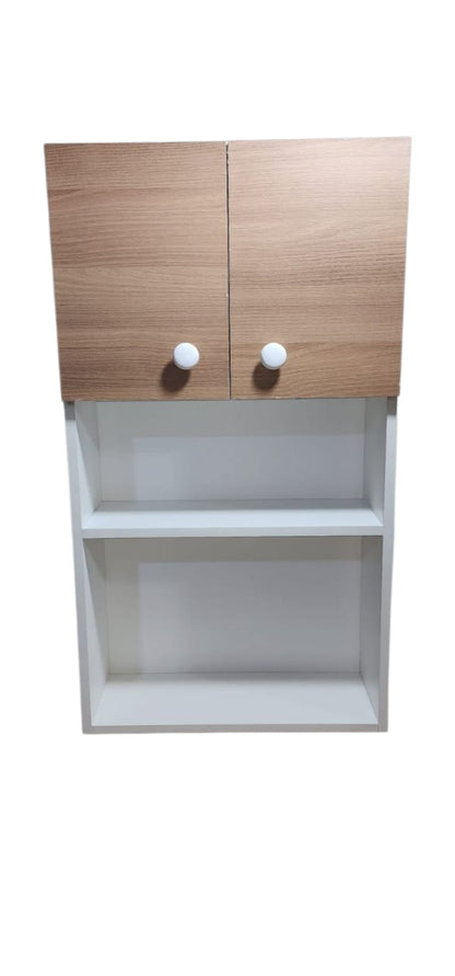 Mueble organizador para baño colgante 2 puertas